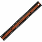 Wholesale  Rulers & Tape Measures: Discounts on Westcott Faux Burled Wood Ruler ACM14077