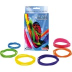Wholesale Non-LatexRubber Band: Discounts on Alliance Rubber Brites 07706 Pic Pac - Non-Latex Colored Elastic Bands - Various Sizes - Approximately 36 Bands ALL07706