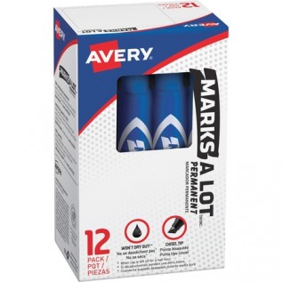 Wholesale Writing & Glue Sticks: Discounts on Avery Regular Desk Style Permanent Markers AVE07886