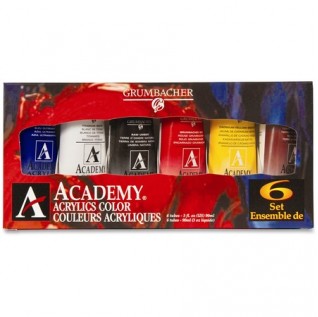 Wholesale Molotow Paints: Discounts on Grumbacher Acrylic Introductory 6-Color Paint Set GRUC1026