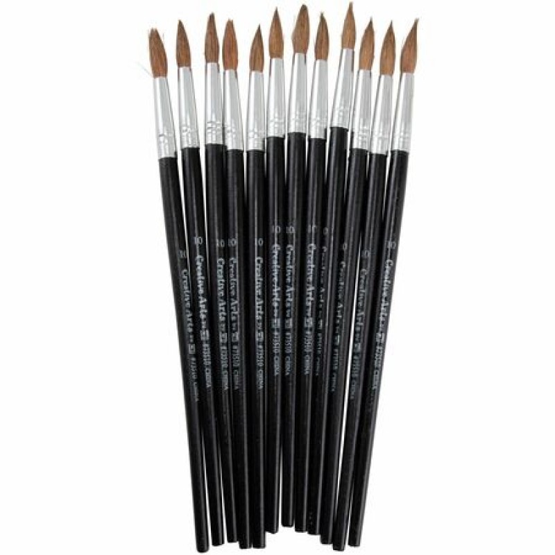 Wholesale Paint Brushes/Rollers & Accessories: Discounts on CLI Round Camel Hair Paint Brushes LEO73510