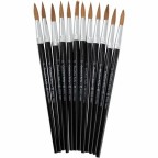 Wholesale Paint Brushes/Rollers & Accessories: Discounts on CLI Round Camel Hair Paint Brushes LEO73512