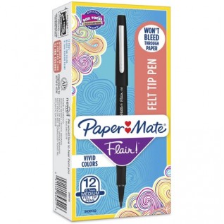 Paper Mate Flair Point Guard Felt Tip Marker Pens