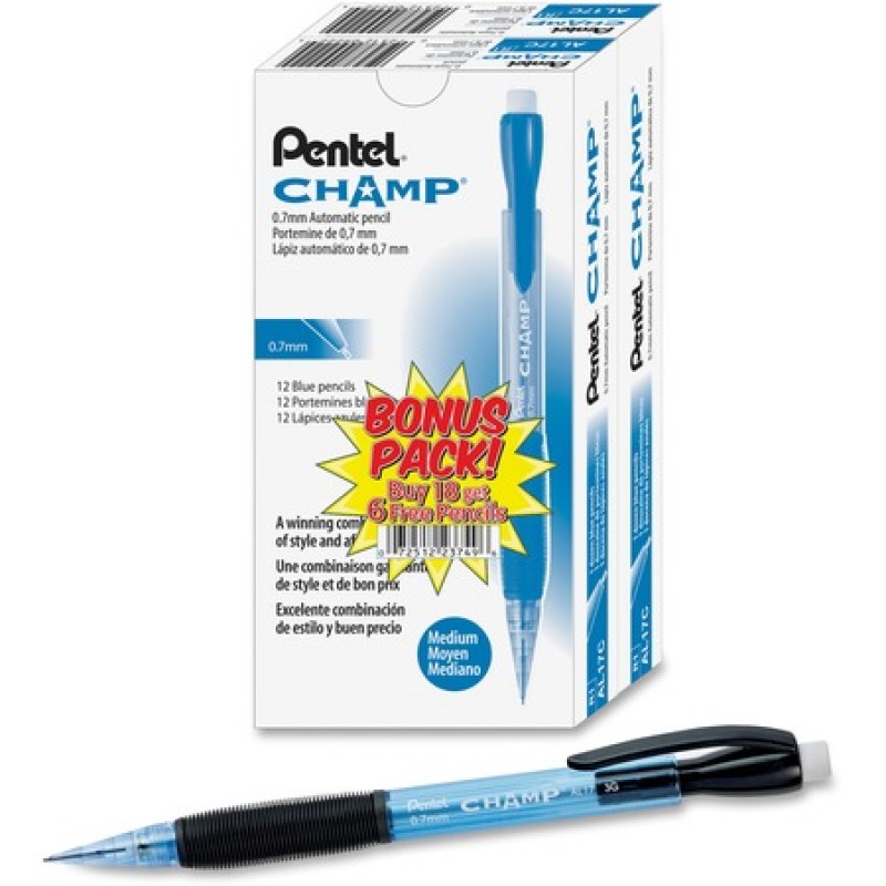 Wholesale Mechanical Pencils: Discounts on Pentel Champ Mechanical Pencils PENAL17CSWUS