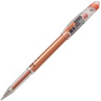 Pentel Arts Slicci METALLIC (0.8mm) Needle Tip Med Gel Pen Bronze Metallic Ink