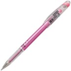 Pentel Arts Slicci METALLIC (0.8mm) Needle Tip Med Gel Pen Pink Metallic Ink