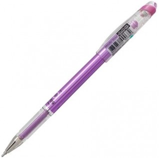 Pentel Arts Slicci METALLIC (0.8mm) Needle Tip Med Gel Pen Violet Metallic Ink