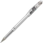 Pentel Arts Slicci METALLIC (0.8mm) Needle Tip Med Gel Pen Silver Metallic Ink