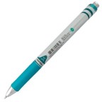 EnerGel RTX Retractable Liquid Gel Pen, (0.7mm) Metal Tip, Medium Line, Sky Blue Ink