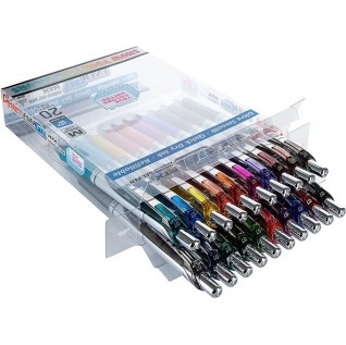 EnerGel RTX Retractable Liquid Gel Pen, (0.7mm) Medium line, Burgundy Ink