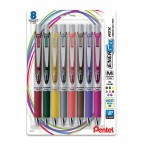 EnerGel RTX Retractable Liquid Gel Pen, (0.7mm) Metal Tip, Medium Line, Navy Blue Ink