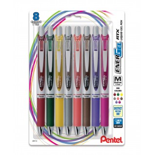 Pentel Liquid Steel Tip Gel Pens