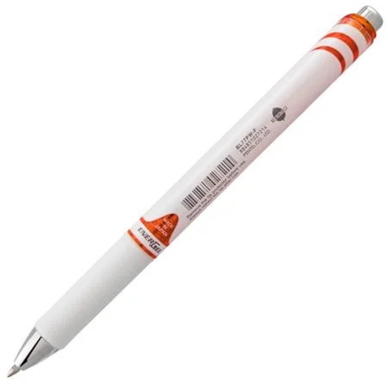 EnerGel Pearl Retractable Liquid Gel Pen, (0.7mm) Metal Tip, Medium Line, Lime Green Accent, Lime Green Ink