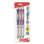 EnerGel RTX Retractable Liquid Gel Pen, (1.0mm) Bold Line, Assorted Ink, Open Stock Spinner Display - 36 Pieces