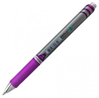 UPC 884851017208 EnerGel RTX Retractable Liquid Gel Pen, (1.0mm) Metal Tip, Bold Line, Violet Ink