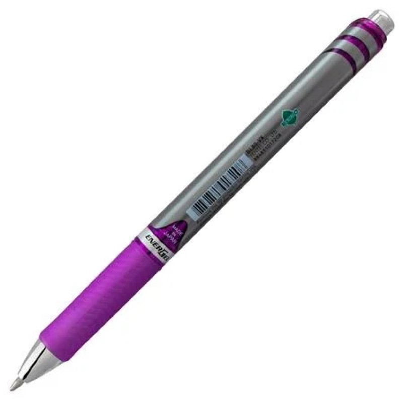 UPC 884851017208 EnerGel RTX Retractable Liquid Gel Pen, (1.0mm) Metal Tip, Bold Line, Violet Ink