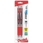 EnerGel RTX Retractable Liquid Gel Pen, (1.0mm) Metal Tip, Bold Line, Blue Ink 2-Pk