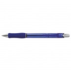 R.S.V.P. Super RT Retractable Ballpoint Pen, 0.7 mm, Blue Barrel/Ink, 1 Dozen
