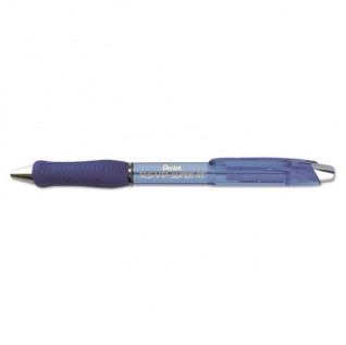 R.S.V.P. Super RT Retractable Ballpoint Pen, 1 mm, Blue Barrel/Ink, 1 Dozen