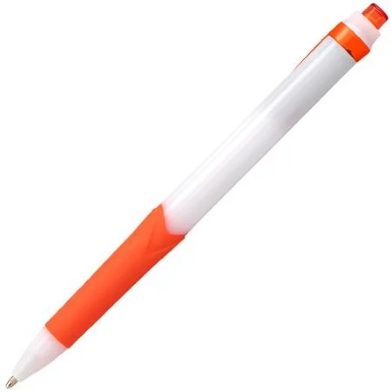 GlideWrite Ballpoint Pen with TechniFlo Ink, (1.0mm) Medium Line, Orange Ink