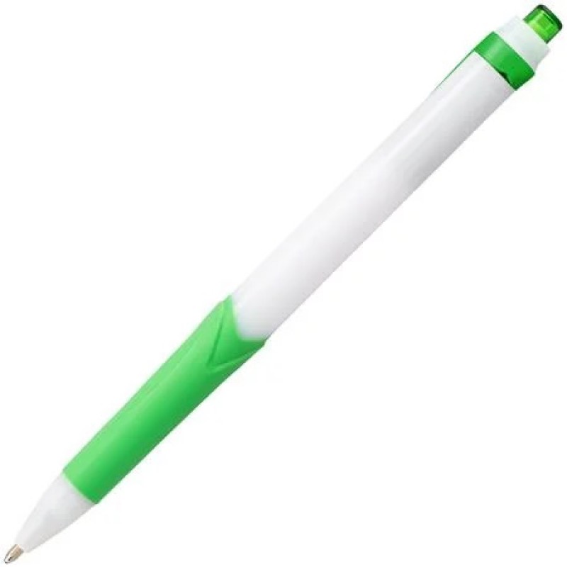GlideWrite Ballpoint Pen with TechniFlo Ink, (1.0mm) Medium Line, Lime Green Ink