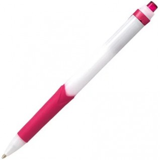 GlideWrite Ballpoint Pen with TechniFlo Ink, (1.0mm) Medium Line, Pink