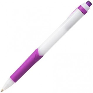GlideWrite Ballpoint Pen with TechniFlo Ink, (1.0mm) Medium Line, Magenta Ink