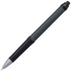 GlideWrite Gun Metal Barrel Ballpoint Pen, (0.7mm), Fine Line, Black Ink