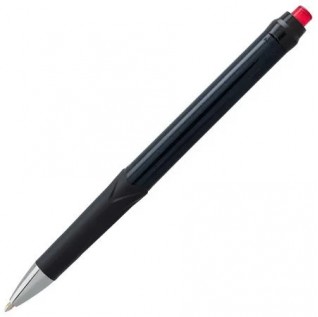 GlideWrite Signature Ballpoint Pen Black Barrel, (1.0mm) Medium line, Red Ink