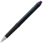 GlideWrite Signature Ballpoint Pen Black Barrel, (1.0mm) Medium line, Violet Ink