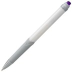 GlideWrite Signature Ballpoint Pen Pearl White Barrel, (1.0mm) Medium line, Violet Ink