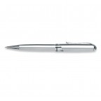 UPC† 072512281376† GlideWrite Executive Ballpoint Pen, (1.0mm) Medium line, Silver Metal Barrel, Black Ink