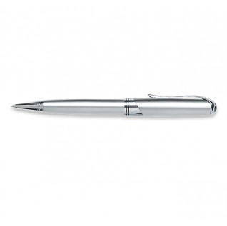 UPC† 072512281376† GlideWrite Executive Ballpoint Pen, (1.0mm) Medium line, Silver Metal Barrel, Black Ink