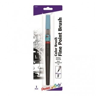 Pentel Arts Brush, Fine Point, Black Ink 1-Pk