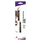 Refills for Pentel Arts Pocket Brush, Sepia Pigment Ink, 2-pk