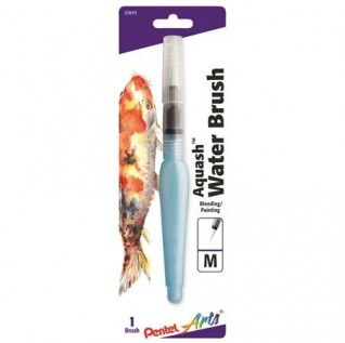 Pentel Arts Aquash Water Brush Fine Point Medium 1-Pk