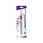 Pentel Arts Aquash Water Brush, Flat Tip,1-Pk Carded