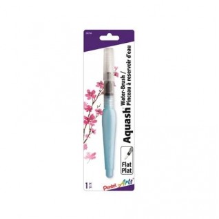 Pentel Arts Aquash Water Brush, Flat Tip,1-Pk Carded