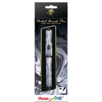 Pentel Arts Limited Edition Pocket Brush, Marble Wrap