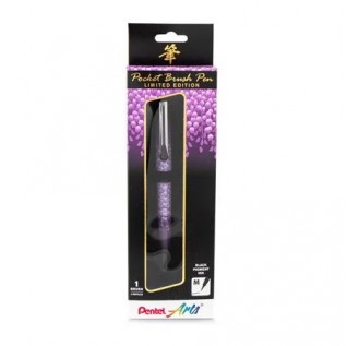 Pentel Arts Limited Edition Pocket Brush, Wisteria Wrap