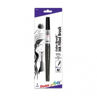 Pentel Arts Color Brush Black 1-Pk
