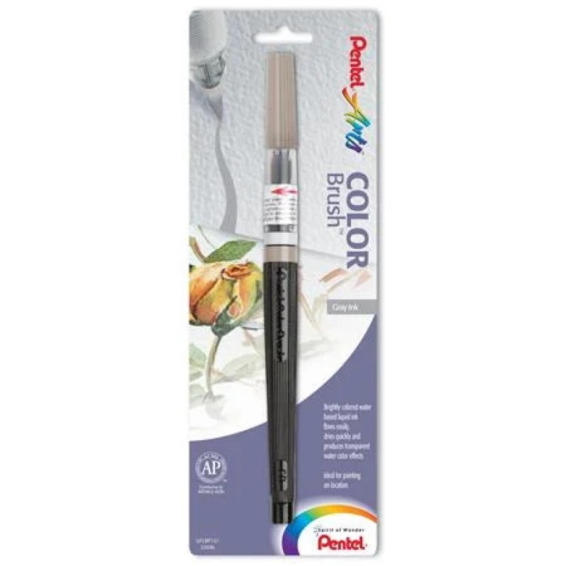 Pentel Arts Color Brush Gray 1-Pk