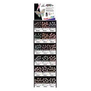 Pentel Arts Hybrid Technica Tower Open Stock Display - 216 Pieces