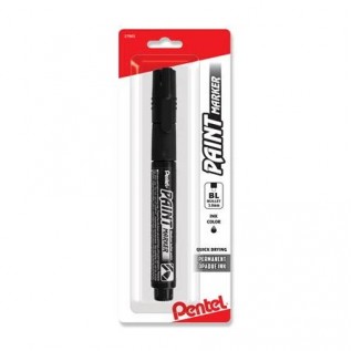 Paint Markers, Medium Bullet Point, Black Ink, 1-pk