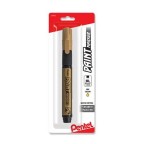 Paint Markers, Medium Bullet Point, Gold Ink, 1-pk