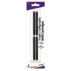 Pentel Arts Tradio Calligraphy Black Ink Refills, Black Ink, 4-Pk