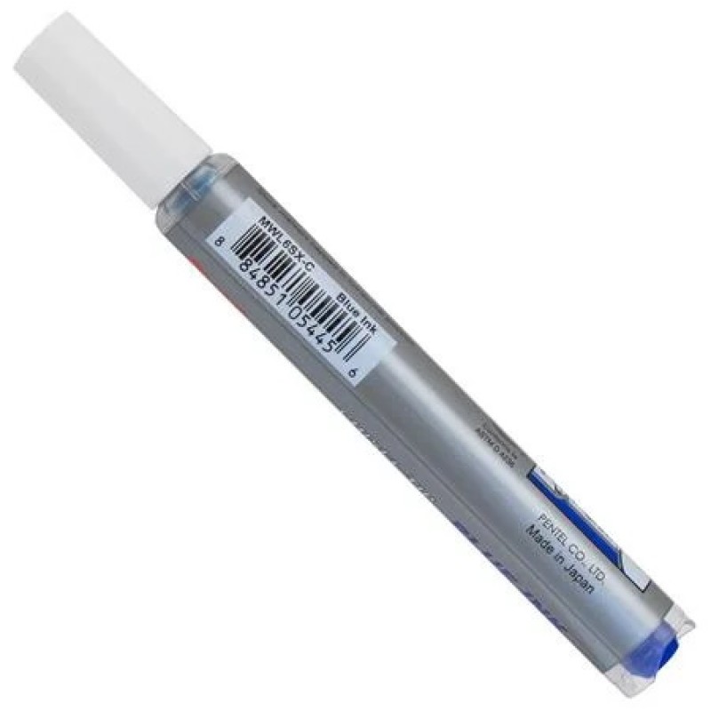 Markathon Pump Dry Erase Marker, Chisel Tip, Blue Ink