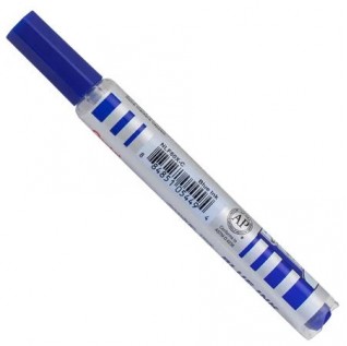 Markathon Pump Permanent Marker, Chisel Tip, Blue Ink