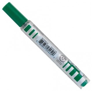 Markathon Pump Permanent Marker, Chisel Tip, Green Ink