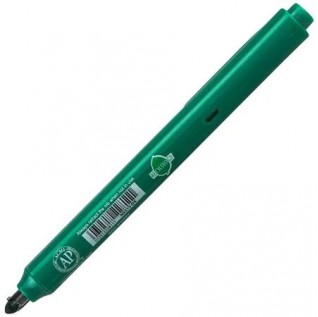 Handy-Line S Retractable  Permanent Marker, Fine Bullet Tip, Green Ink